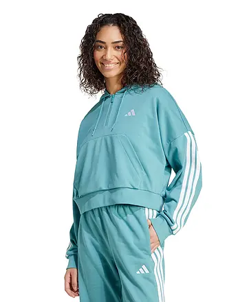 ADIDAS | Damen Hoodie Half Zip 3S | 